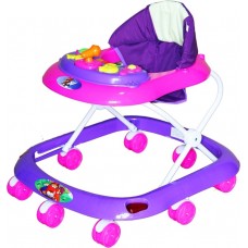 BAMBOLA Ходунки КАПИТАН (8 колес,игрушки,муз) PURPLE+PINK фиолетовый
